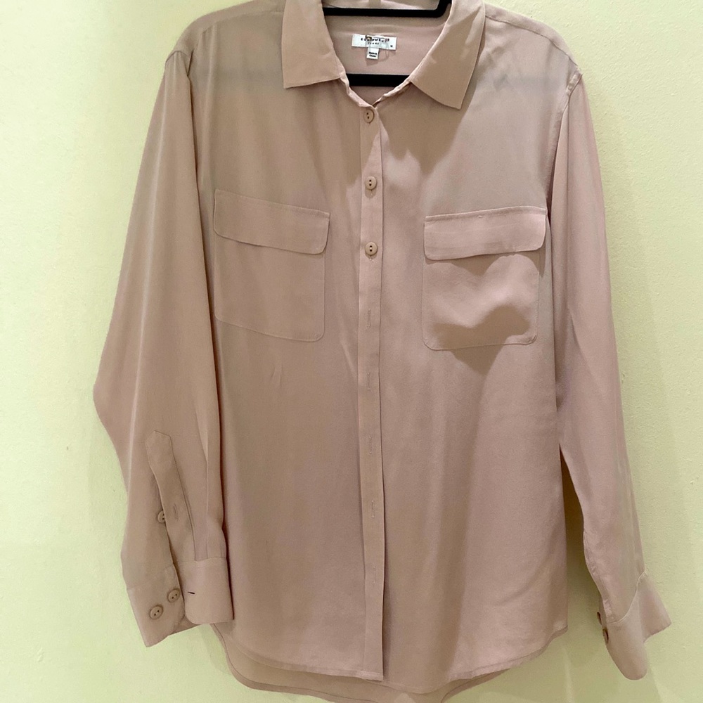 Equipment silk shirt Medium